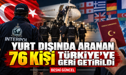 8 ülkeden aranan 76 kişi Türkiye’ye iade edildi