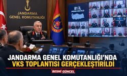 81 İl Jandarma Komutanlığı Toplantıda Bir Araya Geldi