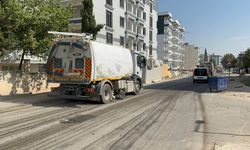 Adıyaman’da toz ve kirliliğe karşı temizlik ekipleri sahada
