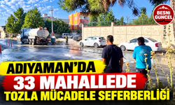 Adıyaman’da Tozla Mücadelede Çift Vardiya