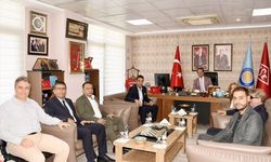 AK Parti Diyarbakır İl Başkanı Sümer'den DÜ Rektörü Prof. Dr. Eronat'a ziyaret