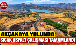 Gölbaşı Akçakaya Yoluna BSK Sıcak Asfalt