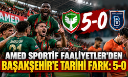 Amed Sportif Faaliyetler’den Başakşehir’e Tarihi Fark: 5-0