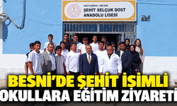Besni’de İlçe Milli Eğitim Müdüründen Okul Ziyareti