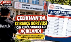 Çelikhan’da 12 Bahçe Görevlisi İçin TYP Kura Sonuçları Açıklandı