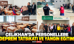 Çelikhan’da personellerin afet bilinci güçlendirildi