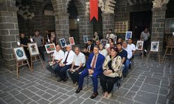 Diyarbakır'da 'Gazze, Bellek, Beden ve Toprak' konulu resim sergisi açıldı