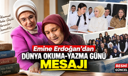 Emine Erdoğan’dan Dünya Okuma-Yazma Günü Mesajı