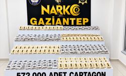 Gaziantep'te dev yasa dışı madde hap operasyonu
