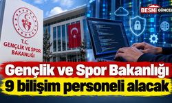 Gençlik ve Spor Bakanlığı 9 bilişim personeli alacak