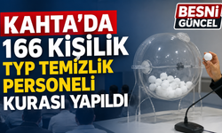 Kahta’da TYP Kurası Gerçekleştirildi: 166 Kişi İşe Girecek