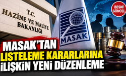MASAK’tan listeleme kararlarına ilişkin yeni düzenleme