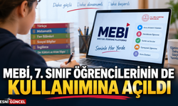 MEBİ, 7. Sınıf Öğrencilerinin de Kullanımına Açıldı