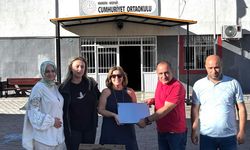 Midyat'taki Ortaokula Bilgisayar ve Yazıcı Desteği