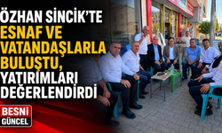 Milletvekili Hüseyin Özhan Sincik’te: Talepleri Sahada Dinledi