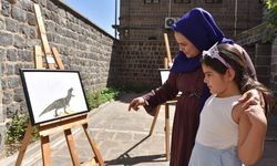 11 Yaşındaki Rohat'tan Çizgi Film Sergisi