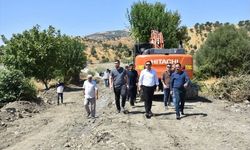 Kilimli Köyünde Beton Yol Çalışması Başladı