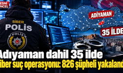 Siber suç operasyonlarında 826 şüpheli yakalandı