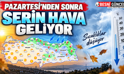 Sıcaklıklar Pazartesi Düşecek, Serinleyeceğiz!