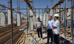Kaymakam Partal'dan Silopi'deki Okul İnşaatlarına İnceleme