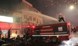 Cizre'de Kutlamalar Yangına Dönüştü: Itfaiye Eri Yaralandı