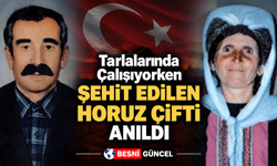 Tarlalarında Çalışıyorken Şehit Edilen Çift Anıldı