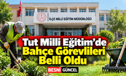Tut’ta 8 Bahçe Görevlisinin Kura Sonuçları Açıklandı