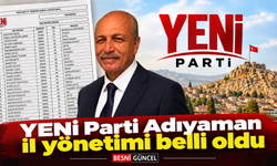 Yeni Parti Adıyaman il yönetimi belli oldu