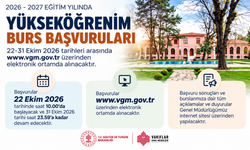 VGM Yükseköğrenim Burs Başvuruları 22 Ekim’de Başlıyor