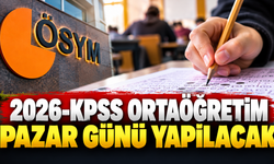 2026-KPSS Ortaöğretim Sınavı 25 Ekim'de Yapılacak