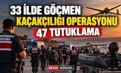 33 İlde Göçmen Kaçakçılığı Operasyonu: 47 Tutuklama