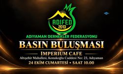 ADİFED, 24 Ekim’de Basın Mensuplarıyla Buluşacak