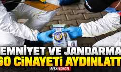 Emniyet ve Jandarma 60 Dosyayı Aydınlattı