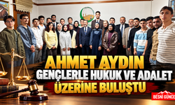 Ahmet Aydın Gençlerle Hukuk ve Adalet Üzerine Buluştu