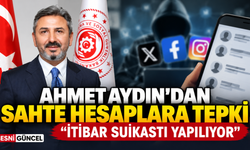 Ahmet Aydın’dan Sahte Hesaplara Sert Tepki