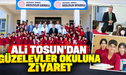 Ali Tosun, Güzelevler İlk ve Ortaokulunu Ziyaret Etti