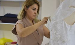 Cizre'de Atık Kumaşlar Gelinliğe Dönüşüyor