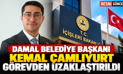 Damal Belediye Başkanı Çamlıyurt Görevden Uzaklaştırıldı