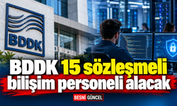 BDDK 15 sözleşmeli bilişim personeli alacak