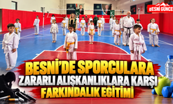 Besni’de Genç Sporculara Bağımlılıkla Mücadele Eğitimi