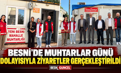 Besni’de Merkez Mahalle Muhtarlarına Anlamlı Ziyaret