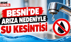 Besni'de 15 Temmuz Mahallesi’nde su kesintisi yaşanıyor