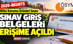 2026-BKUBTS Sınava Giriş Belgeleri Erişime Açıldı