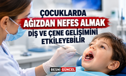 Çocuklarda ağızdan nefes almak diş gelişimini etkileyebilir