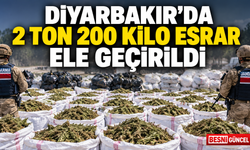 Diyarbakır’da 2 Ton 200 Kilo Esrar Ele Geçirildi