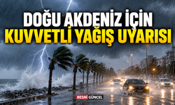 Doğu Akdeniz İçin Kuvvetli Yağış Uyarısı