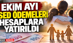 Ekim Ayı SED Ödemeleri Hesaplara Yatırıldı