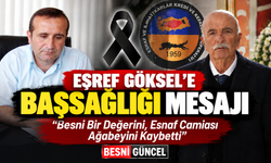 Halil Tüy’den Eşref Göksel’e Başsağlığı Mesajı