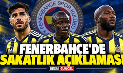Fenerbahçe’den Sakatlık Açıklaması