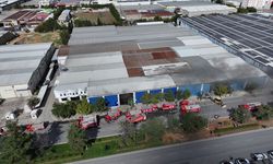 Gaziantep'te İplik Fabrikasında Yangın Çıktı